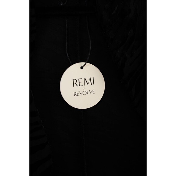Remi x Revolve Edina Duster Cardigan 3X Black Animal Tiger Plus Size Sheer NEW - Picture 2 of 5